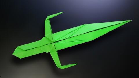 剑怎么折视频,跟随视频学习传统剑术折纸艺术