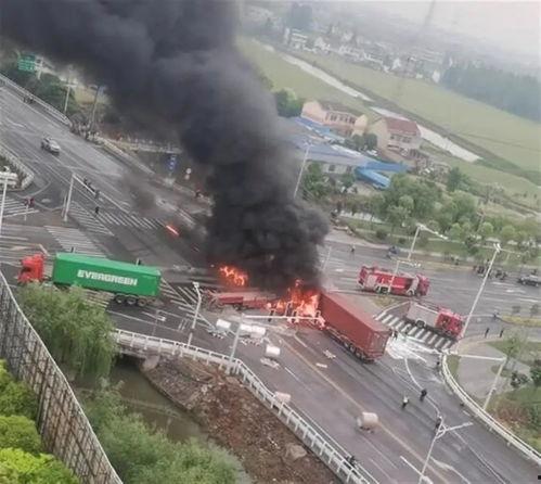 大货车爆炸视频,惊心动魄！大货车爆炸现场惊险瞬间