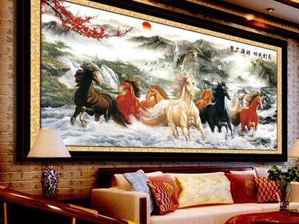 八骏图图片大全,古代名马传奇风采再现