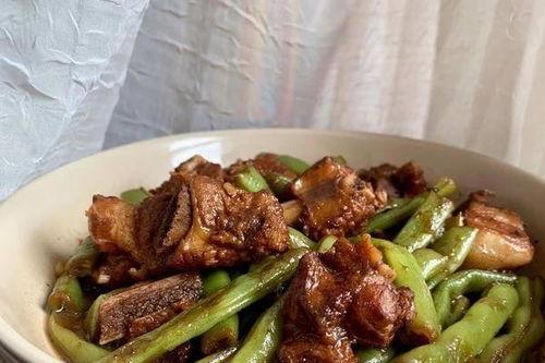 排骨炖豆角视频,排骨炖豆角，营养满分的一锅炖