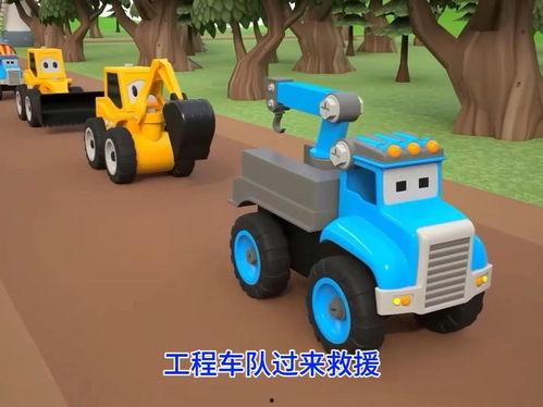 动画片挖掘机视频,工地上的活力与智慧